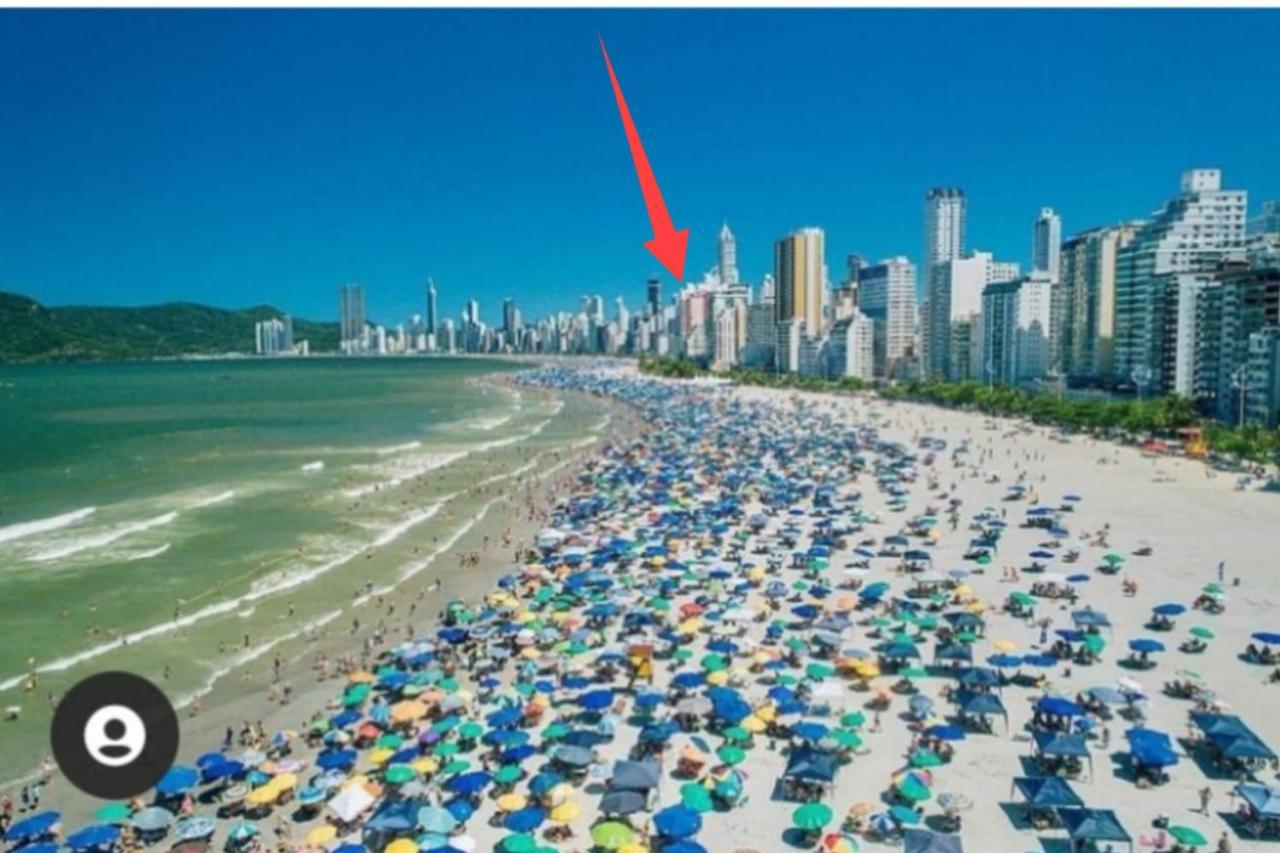 Apartamento Vista Mar - Pe Na Areia Balneário Camboriú Buitenkant foto